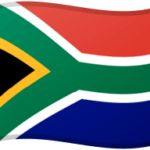 Südafrika Flagge ZAF